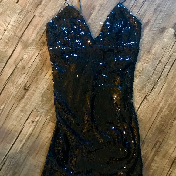 NWT Love & heart sexy black medium dress - Picture 3 of 4